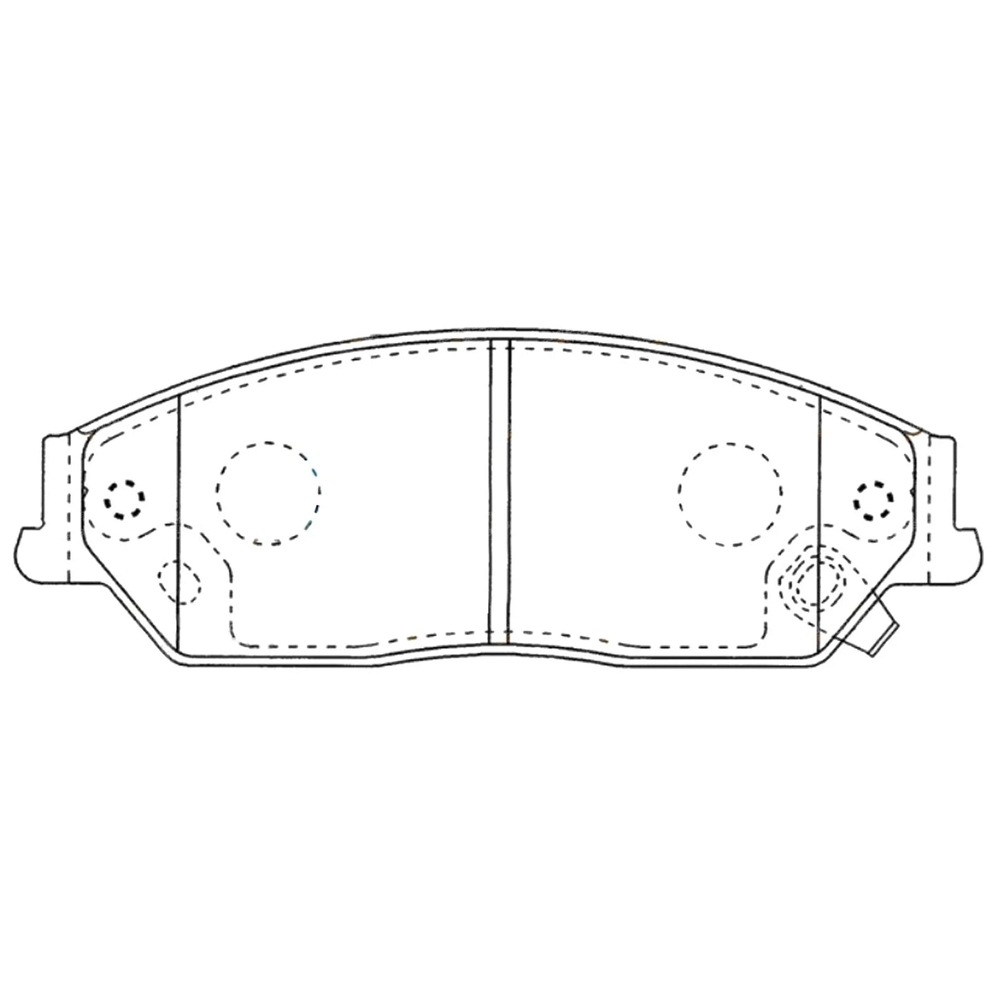Front Disc Brake Pad Set for Toyota Aurion (2006–2017)