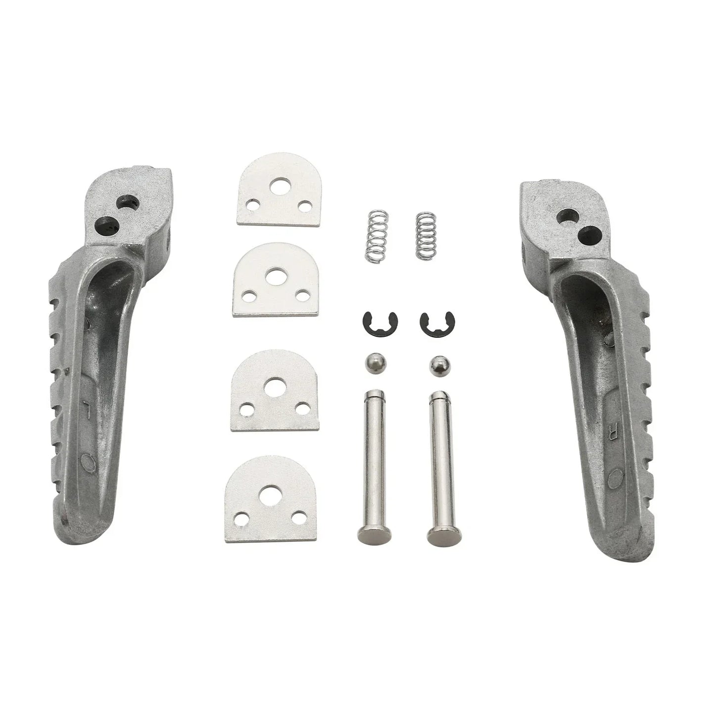 Passenger Footrests Pegs for DUCATI Monster 696 796 (2009-2014) Silver