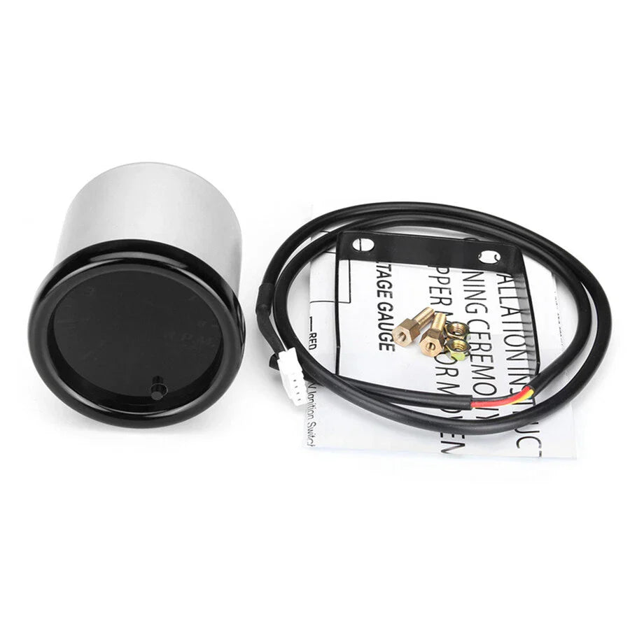 2'' 52mm Tacho Gauge Meter Tachometer 0-8000 RPM for Engine (1-10 Cylinder)