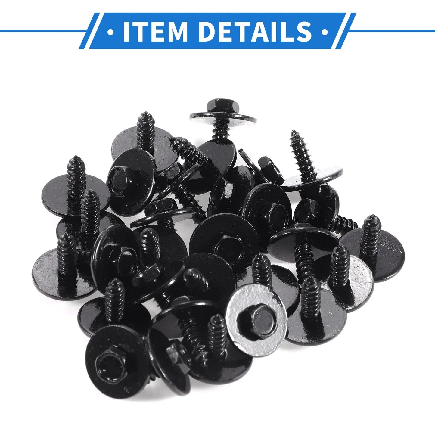 30 pcs Fender Liner Splash Shield Screws for BMW 1 Series M (2011-2012)