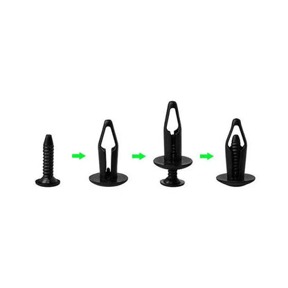 10 x Car Door Trim Panel Clips Screws for 2000-Up Ford Focus