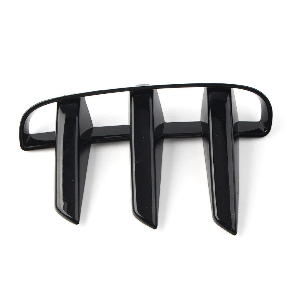 Glossy Black Front Bumper Grille Air Vent Cover for Land Rover Discovery 5 (21-22)