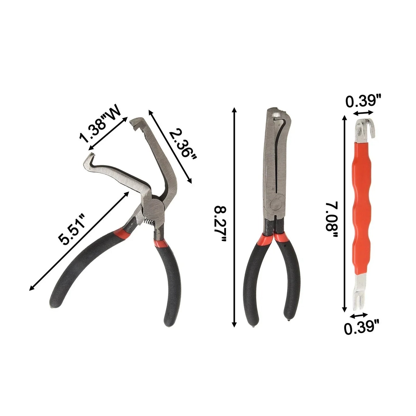Electrical Disconnect Pliers / 3PC / Wiring Tool Set for Technicians