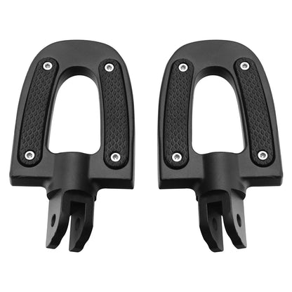 Matte Black Front Driver Footpegs for Harley Softail Sport Glide (2018-2025)