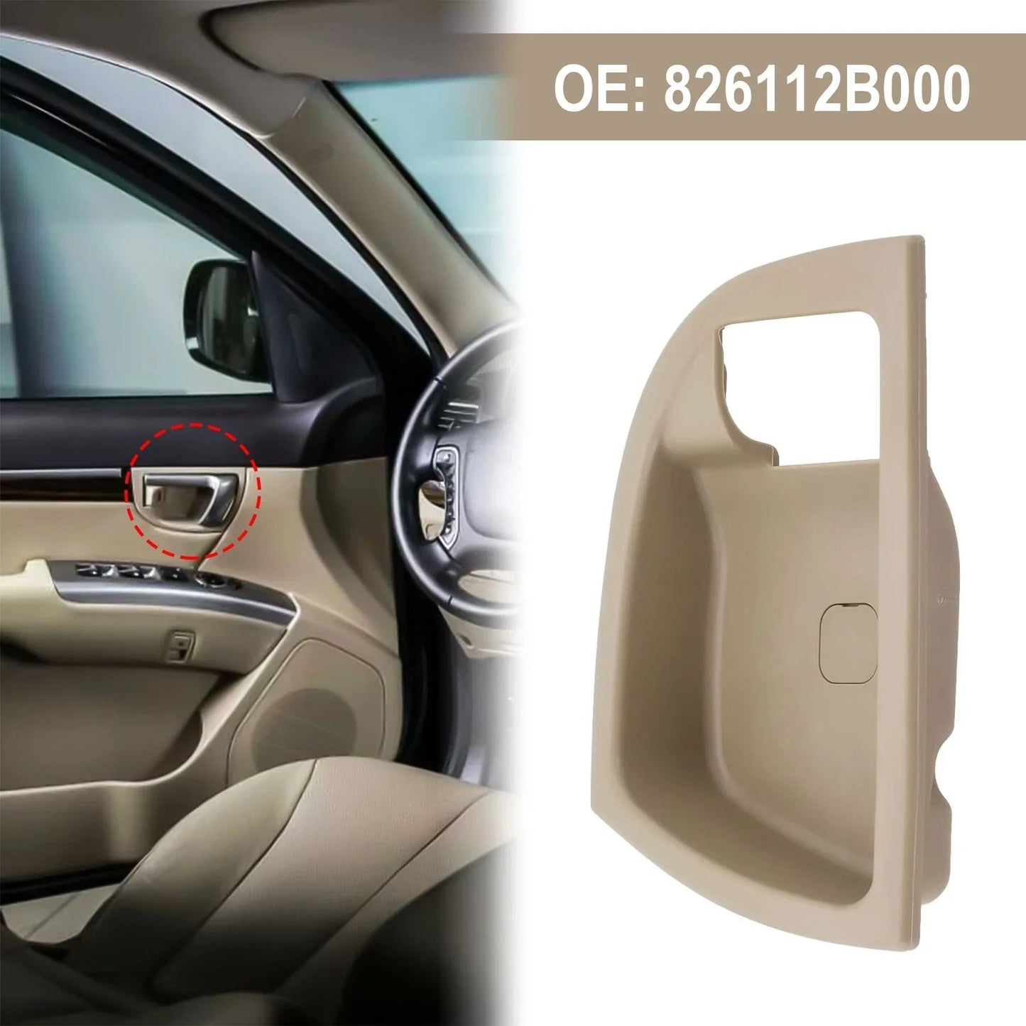 Inside Door Handle Trim for Hyundai Santa Fe (2007–2012)