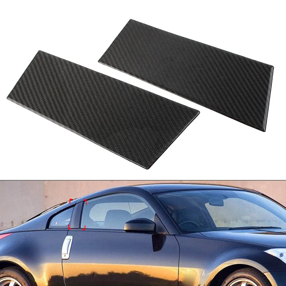 Exterior Door Window B Pillar Post Cover Trim for Nissan 350Z (03-09)