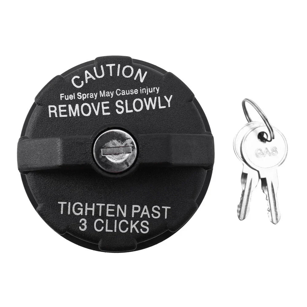 Black Locking Gas Fuel Cap for Jeep Wrangler (2007-2018)