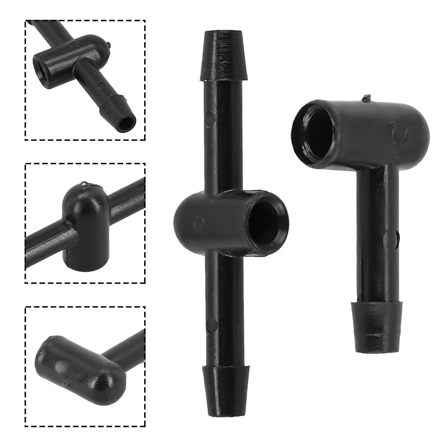 2 x Windscreen Washer Connector Hose Jet for Ford