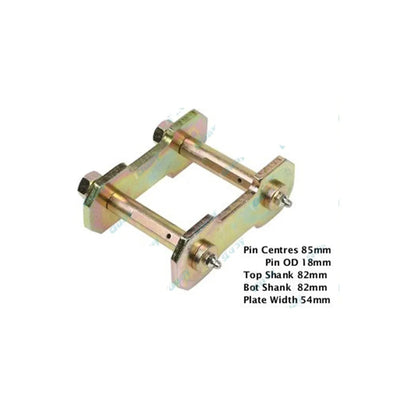Set of 4 Leaf Spring Shackles for Landcruiser 70 75 Series 1985-1999 4x4