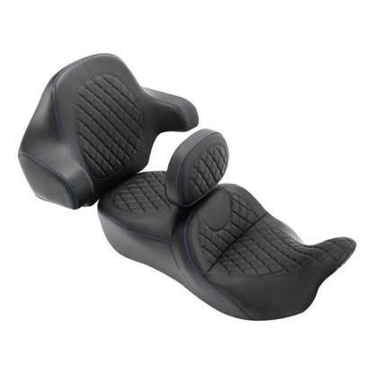 Black Driver & Passenger Seat Backrest for Harley CVO Street Glide (2014-2023)