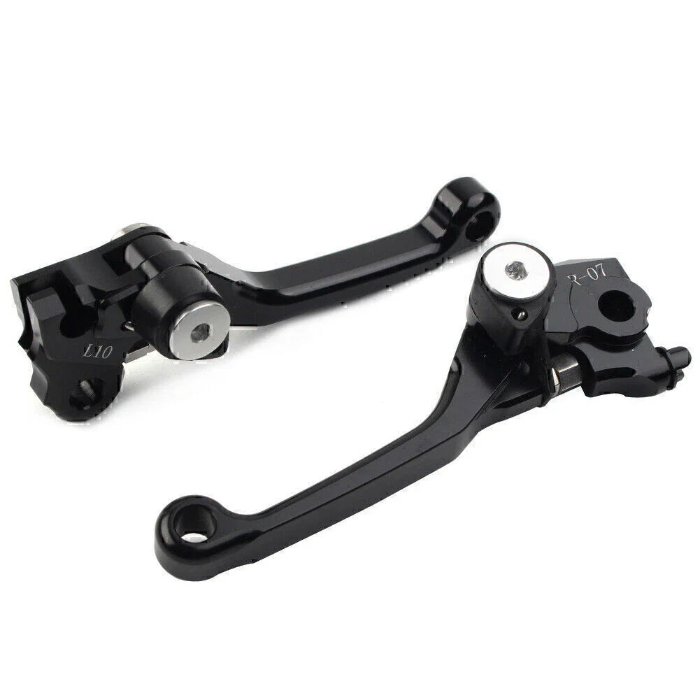 CNC Brake Clutch Levers  Pivot for Honda CRF250R CRF450R (2007-2020) Black