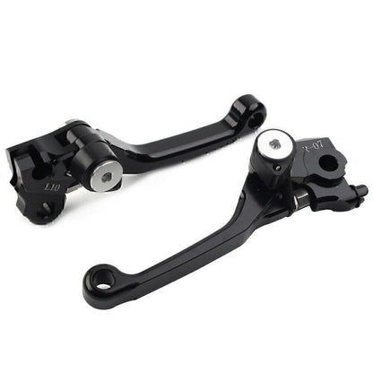 CNC Brake Clutch Levers  Pivot for Honda CRF250R CRF450R (2007-2020) Black