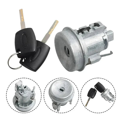 Ignition Switch Lock Cylinder  Keys for 11-19 Ford Fiesta
