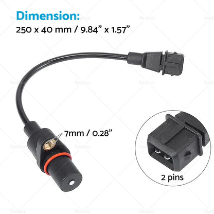 Crankshaft Crank Angle Sensor for Hyundai Accent, Getz, Kia Rio (2000-2011)