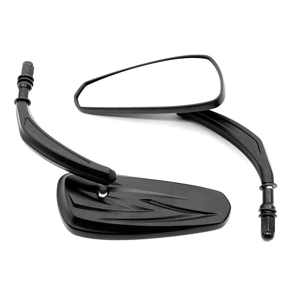 Black Teardrop Mirrors for Harley Dyna Electra Glide (2006-2023)
