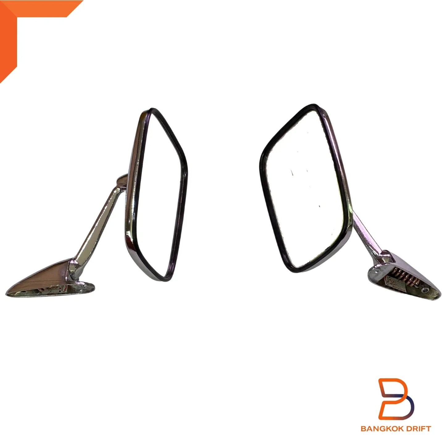 Chrome Fender Door Wing Mirrors for Ford F-100 F-Series Ranger (62-72)