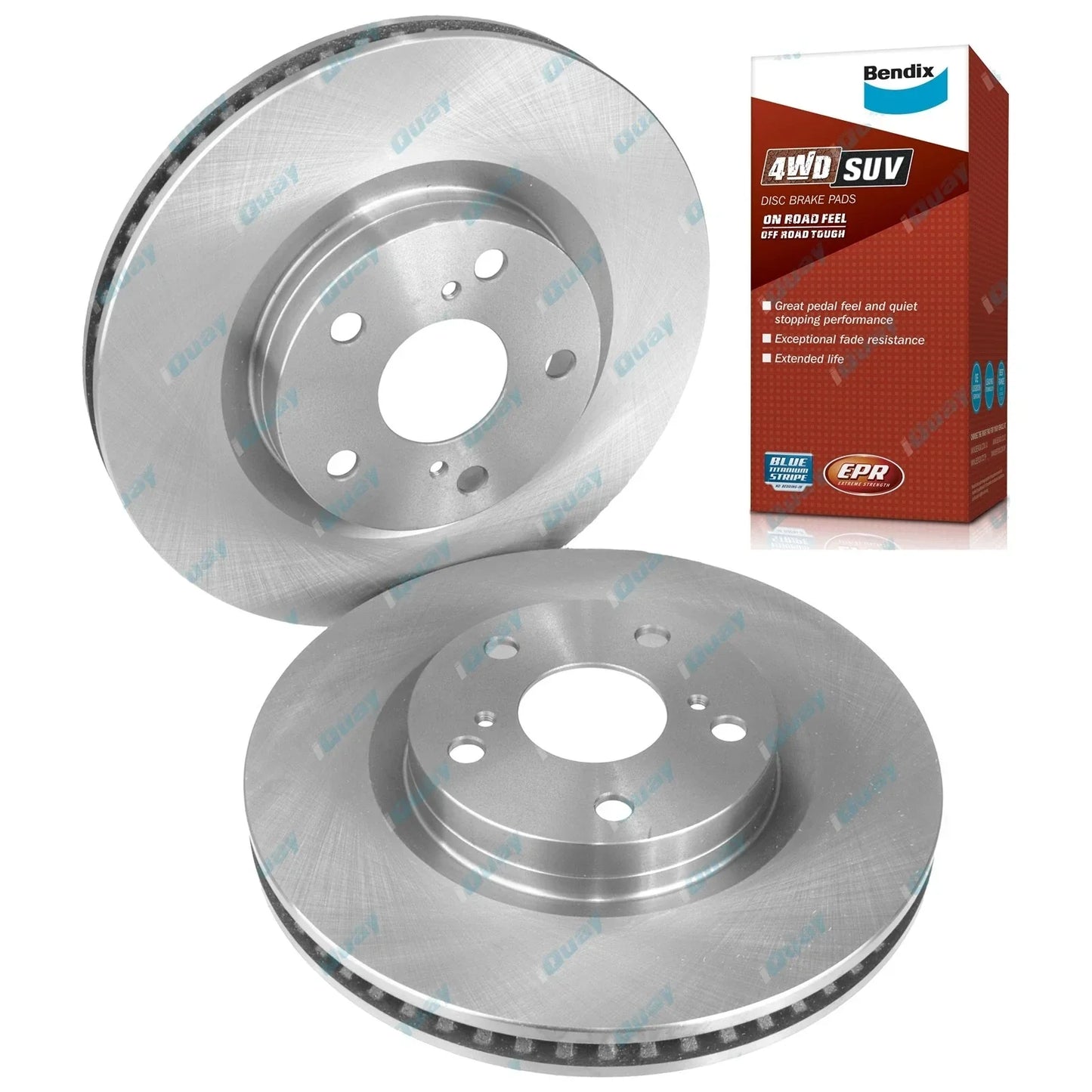 Front Disc Brake Rotors & 4WD Pads for Toyota RAV4 GSA33 ZSA42 2007~2019