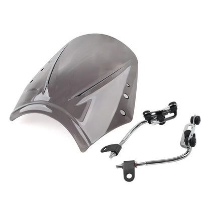 Windshield Deflector for Universal Motorcycle - Grey