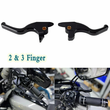 Finger Hand Brake Clutch Levers for Harley Touring/Trike (2017-2020)