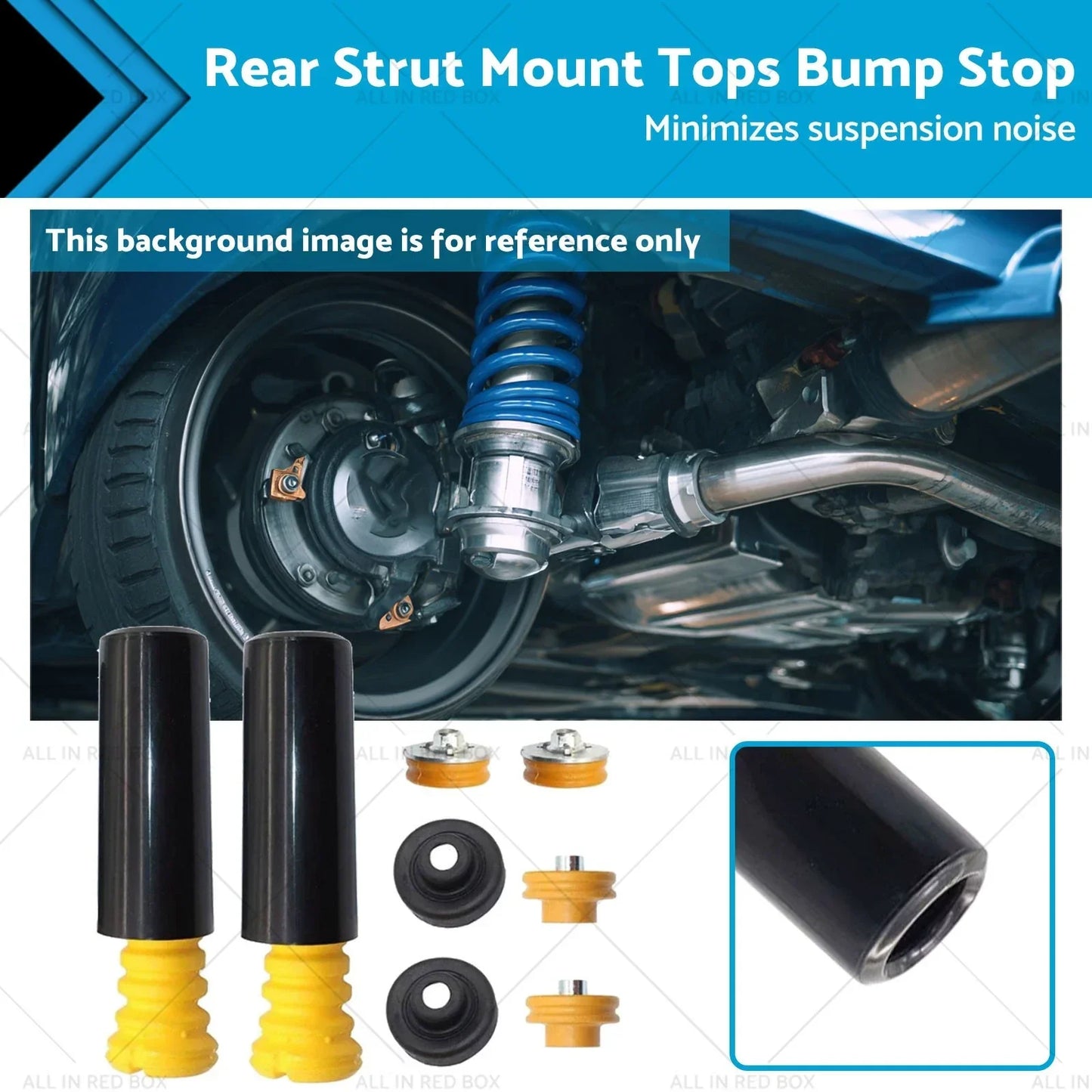 Rear Strut Mount Bump Stop Kit for BMW 3 Series E90 E91 E91 E84 (2006-2013)