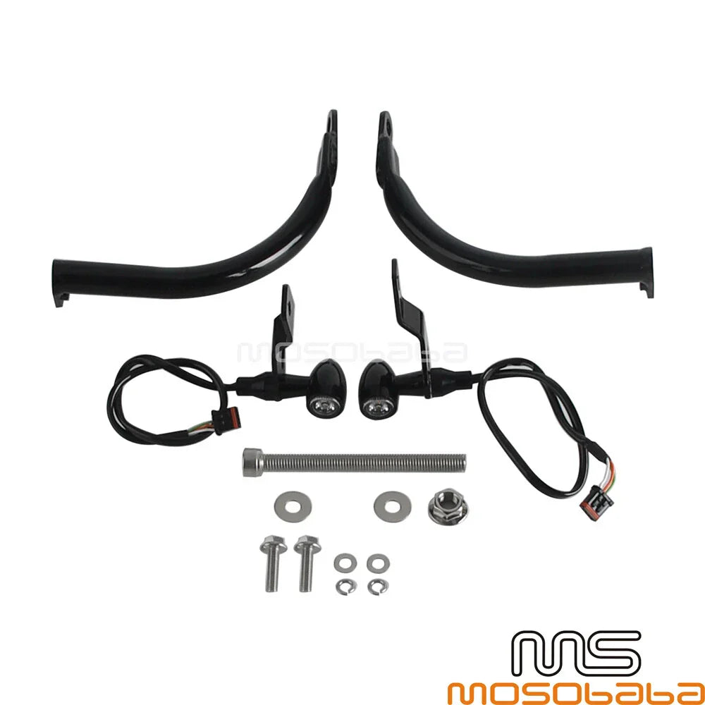LED Turn Signal Fairing Support Bar Bracket for Harley Softail Low Rider (2022-2023)