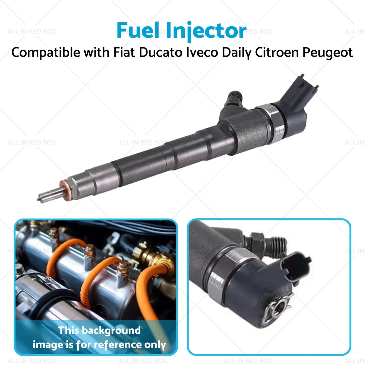 Fuel Injector for Fiat Ducato, Iveco Daily, Citroen, Peugeot (2006-2023)