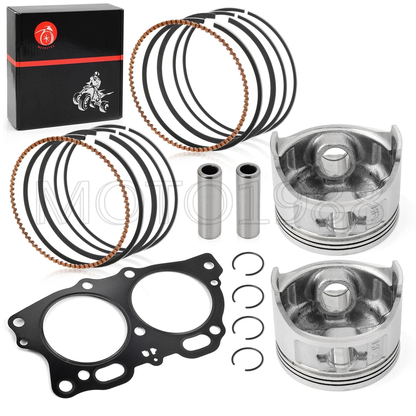 Piston Kit & Ring & Gasket for EZGO Golf Cart Robin 350cc EH35C (1996–2008)