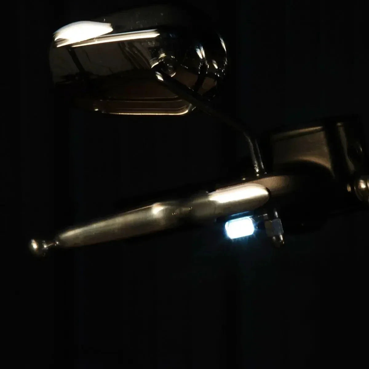 Motorcycle LED Mini Blinkers Turn Signal Amber Lights for Harley