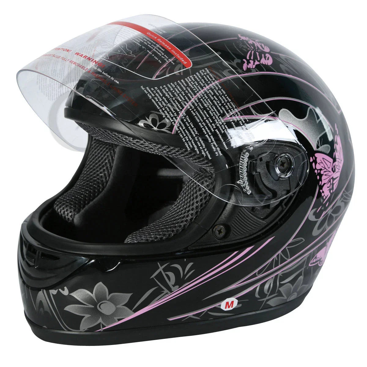 Full Face Helmet DOT Flip Up for Motorcycle Size S M L XL