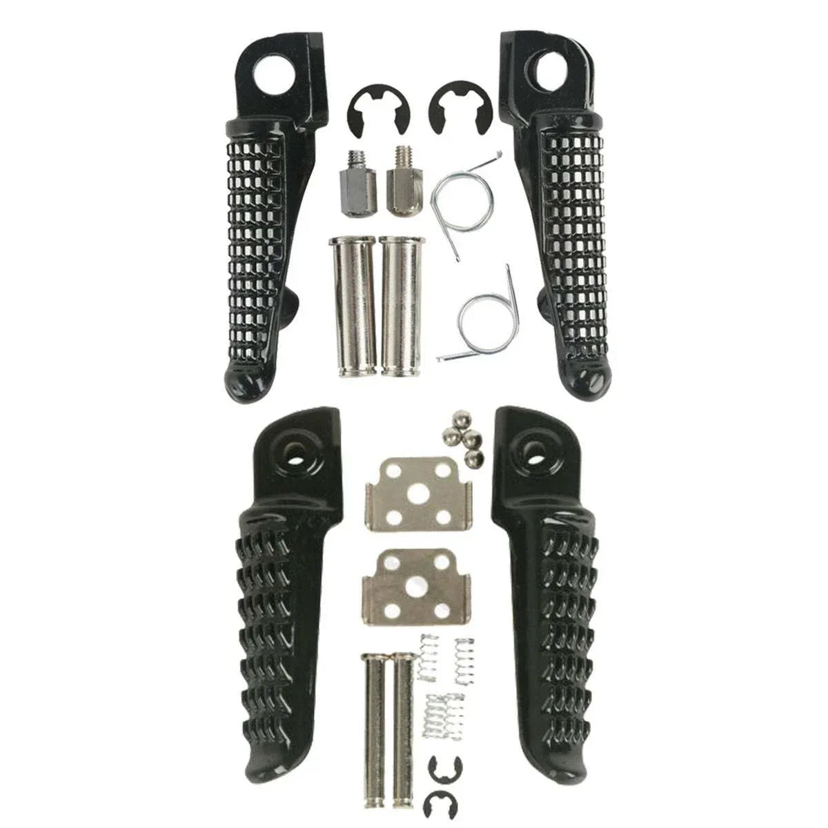 Footpegs Footrests for Kawasaki Ninja ZX10R ZX6R (2004-2013, 1998-2013)