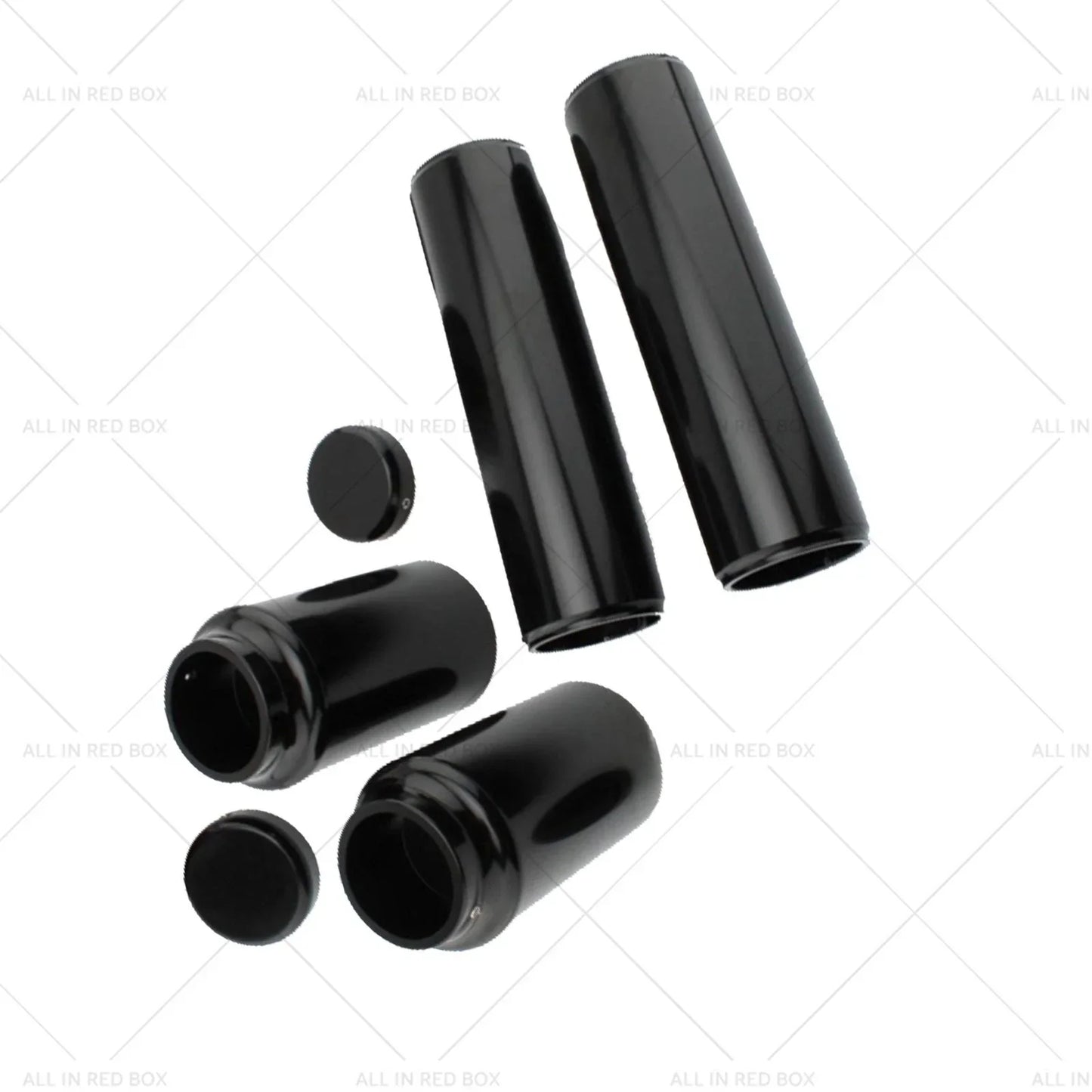 Black Front Fork Covers for Harley Davidson V-Rod (2007-2011)