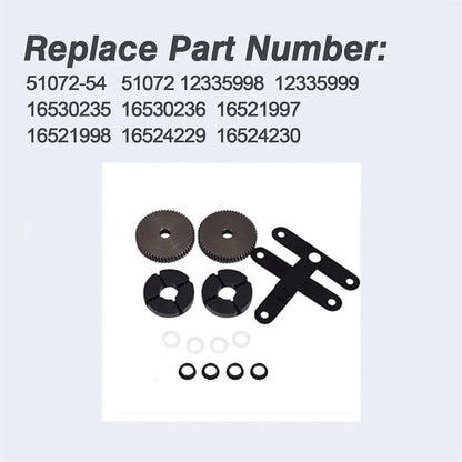 Headlight Motor Repair Kit for Pontiac Firebird, Sunbird, Chevy (1982-1992)