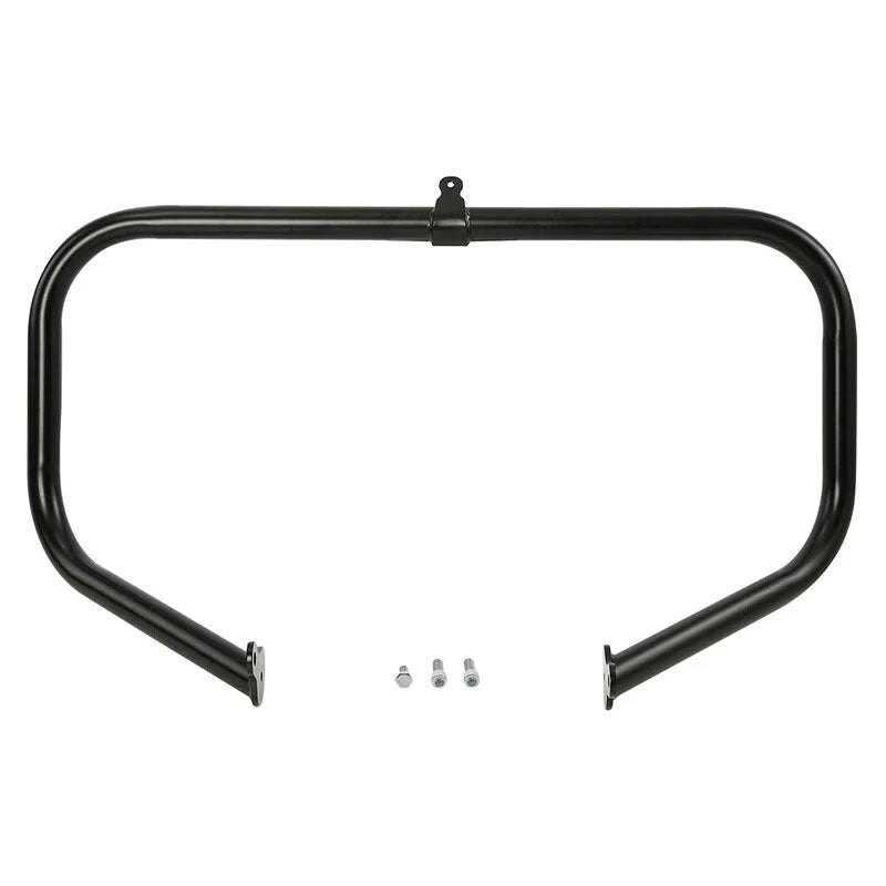 Black Lower Vented Fairing Engine Guard Crash Bar for Harley Road King (09-13)