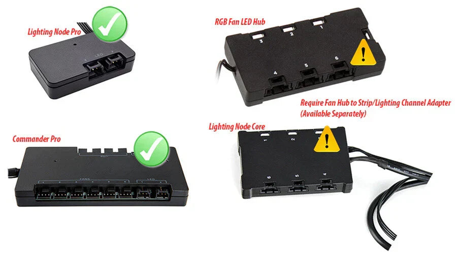 RGB to Aura/Mystic Light A-RGB Adapter for Motherboard