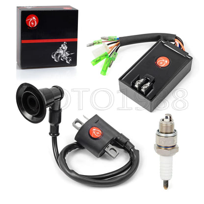 CDI BOX Ignition coil Spark plug for Polaris Sportsman Predator 90 (2003–2006)