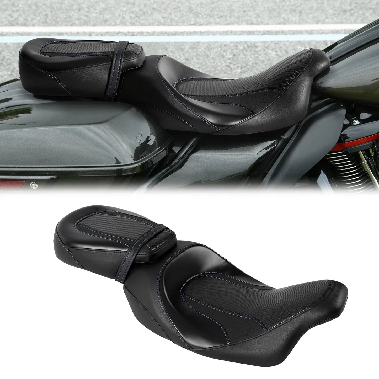Driver & Passenger Seats for Harley Street Glide FLHX (2009 - 2023)