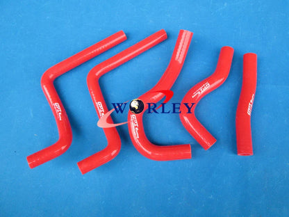 Aluminum Radiator + Red Hose for Honda CR125 CR125R (2002-2003)