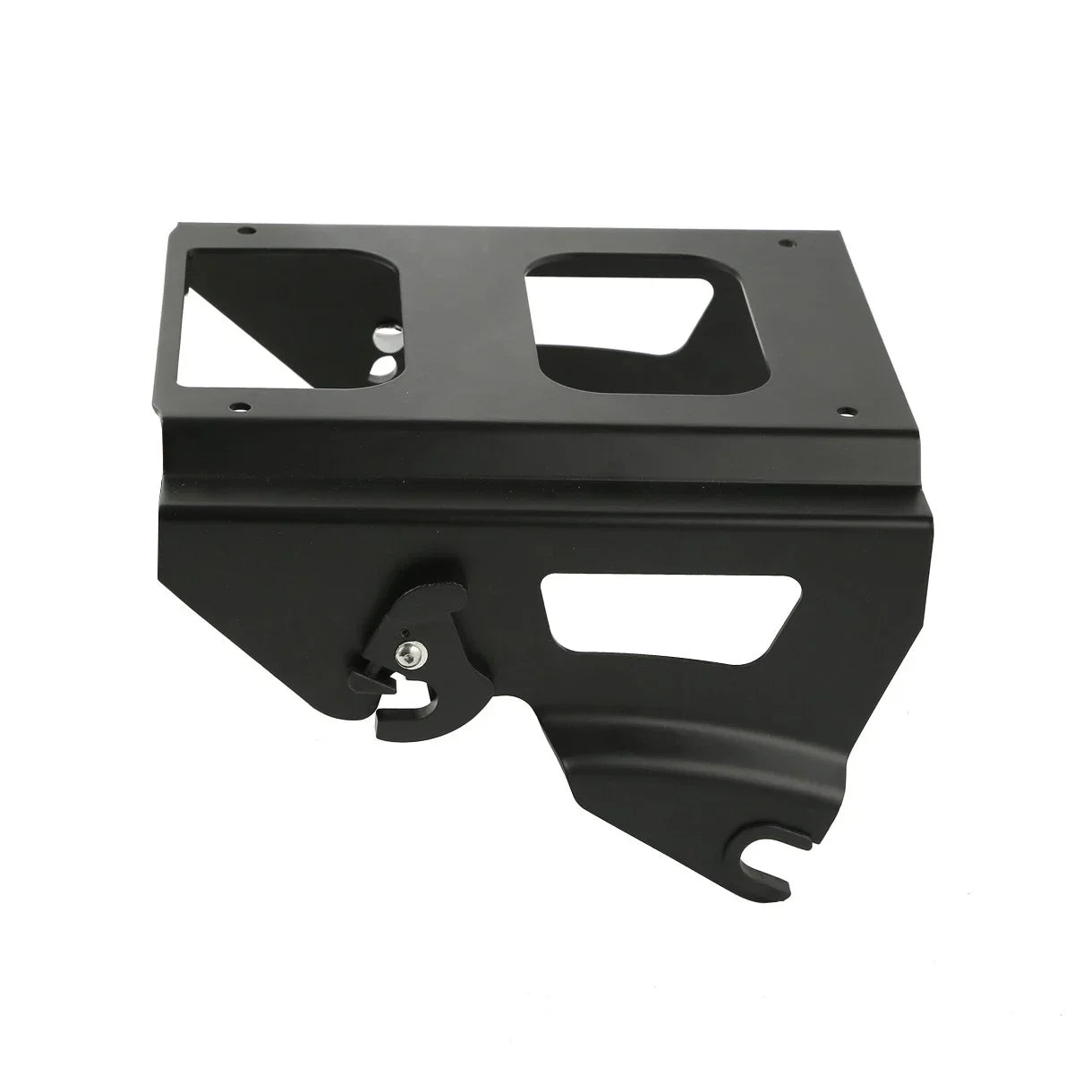 Black Quick Detachable Solo Mount Rack for Harley Touring Street Glide (2009-2013)