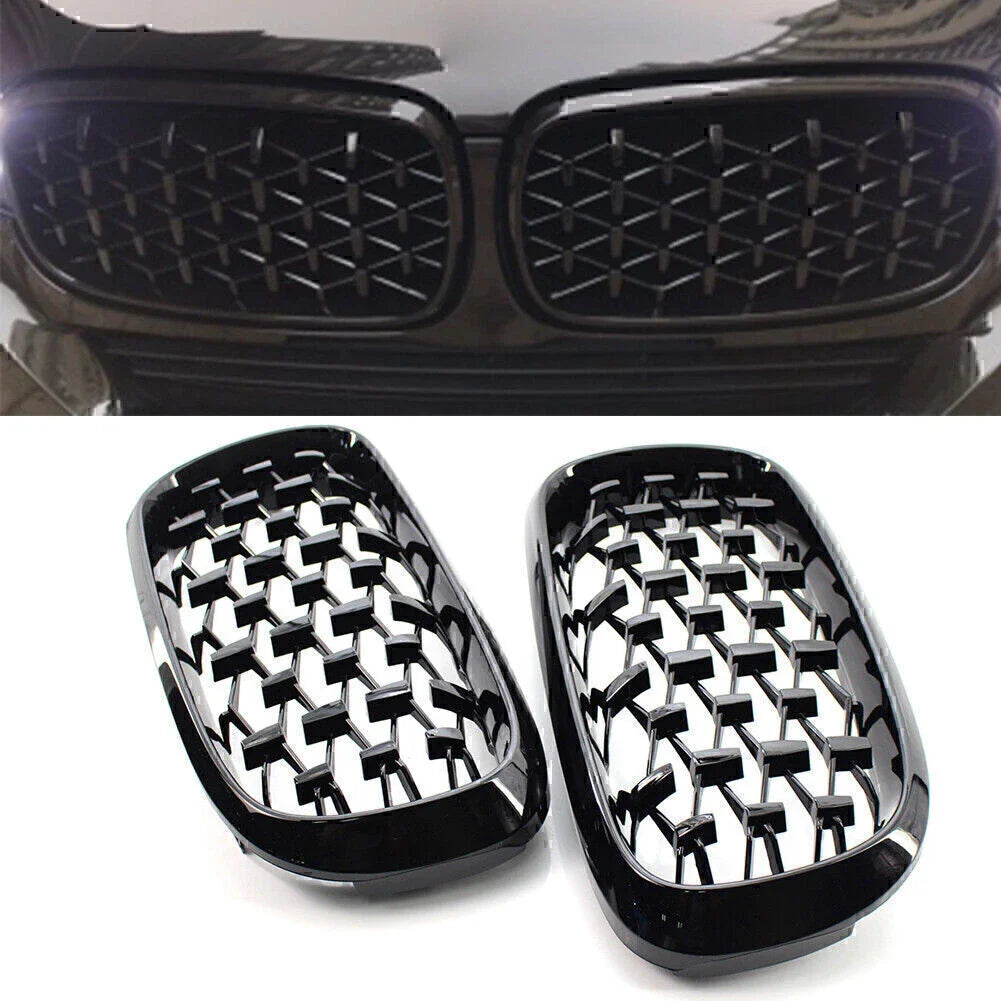 Glossy Black Front Grille for BMW X5 F15 (2014-2016)