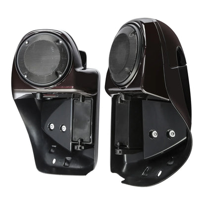Vented Leg Fairings for Harley CVO Street Glide 2014-2024 Black Forest