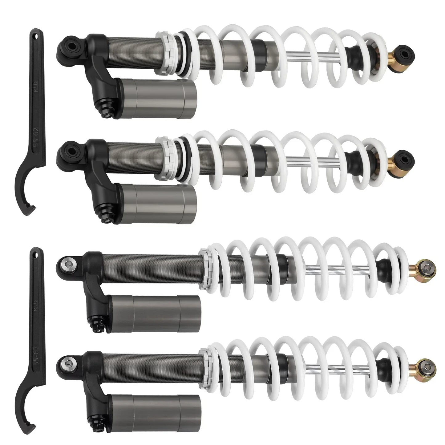 4pcs Air Shocks Absorbers w/ Tool for Polaris RZR S 800 EFI (2009–2012)