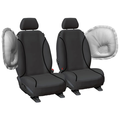 Front Custom Fit Canvas Car Seat Covers for Ford Ranger PJ PK (2007-2011)