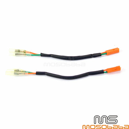Wire Turn Signal Adapters Plug Connector Harness for Kawasaki Ninja ZX 6R 9R
