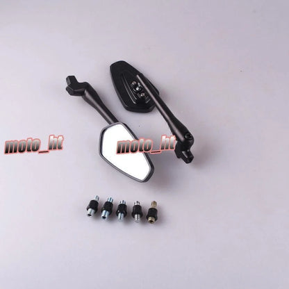 Pair Rearview Side Mirrors for Universal Motorcycle 7/8" Handlebar