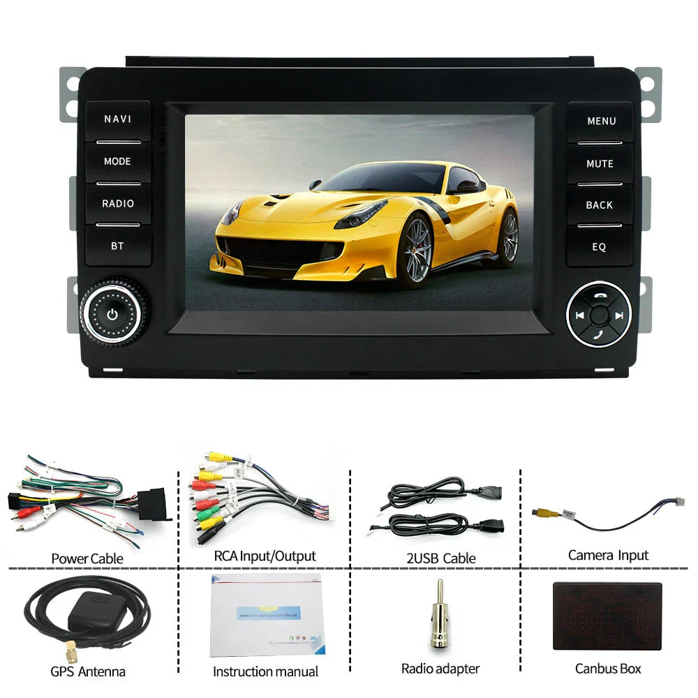 7" Android 13 Car Radio GPS WiFi for 2005-2010 Benz Smart Fortwo