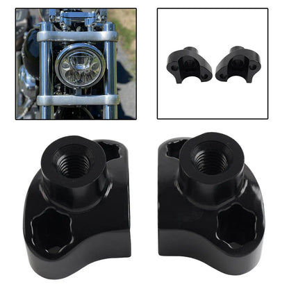 1" CNC Handlebar Risers for Harley Dyna Heritage Softail Sportster