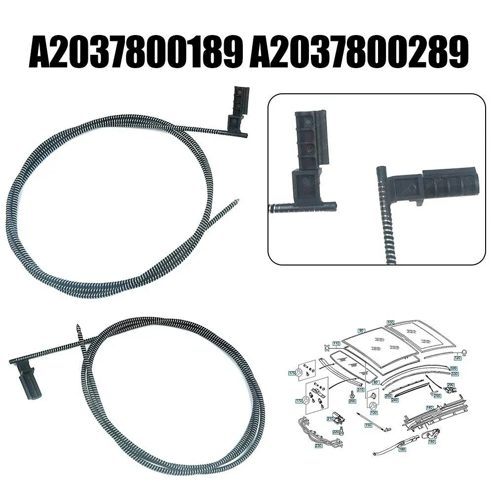 Front Sunroof Cable Set for Mercedes C W203 Coupe (2000–2007)