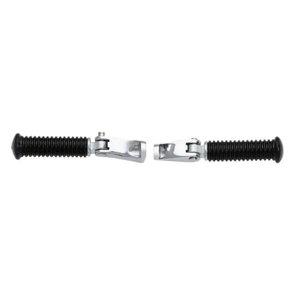 Chrome Rear Passenger Foot Pegs for Harley Touring Road King Glide (1993-2025)