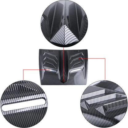 Carbon Fiber ABS Hood Vent Scoop Cover for Car (No Year Specified)