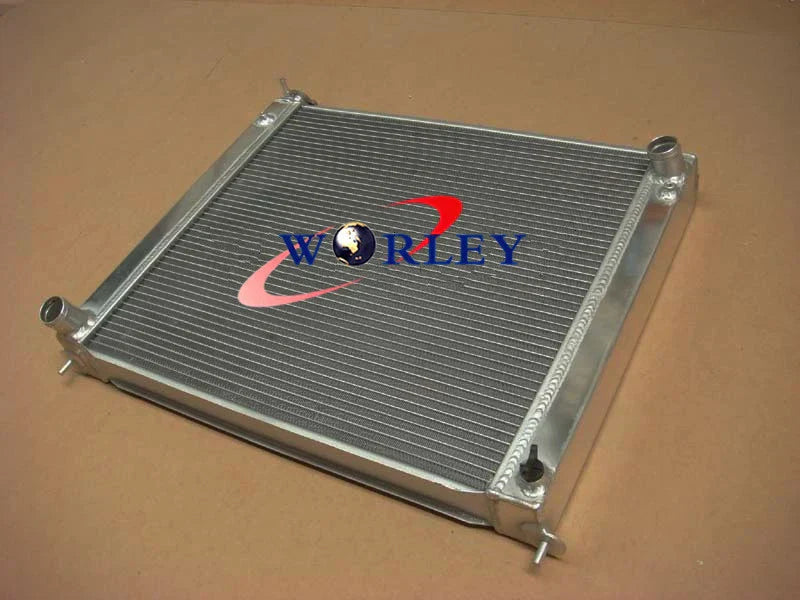 3 Row Aluminum Radiator & Black Hose for Nissan Fairlady 300ZX Z32 (1989-1996)